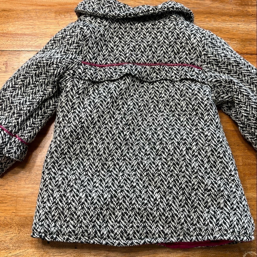 Penelope Mack Double Breasted Wool Blend Coat - Picture 4 of 7